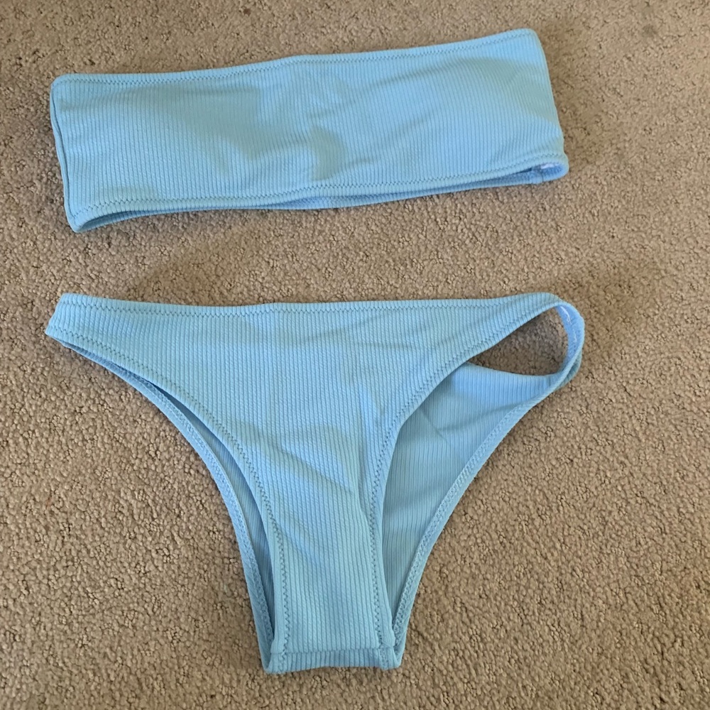 Baby blue bikini